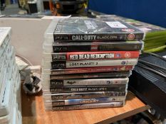 11X ASSORTED PLAYSTATION 3 GAMES