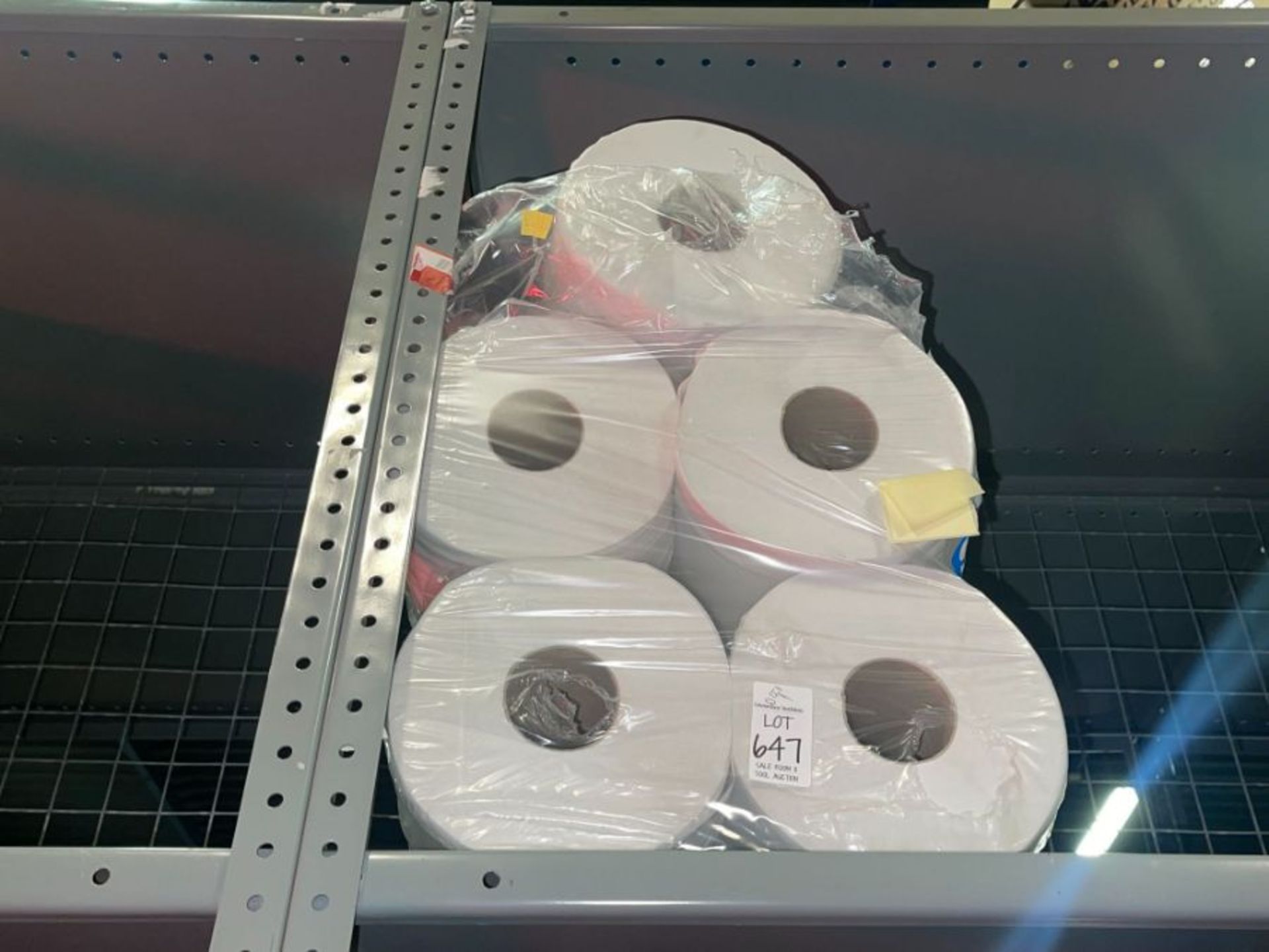 5X LARGE ROLLS OF WHITE HYGIENE PAPER