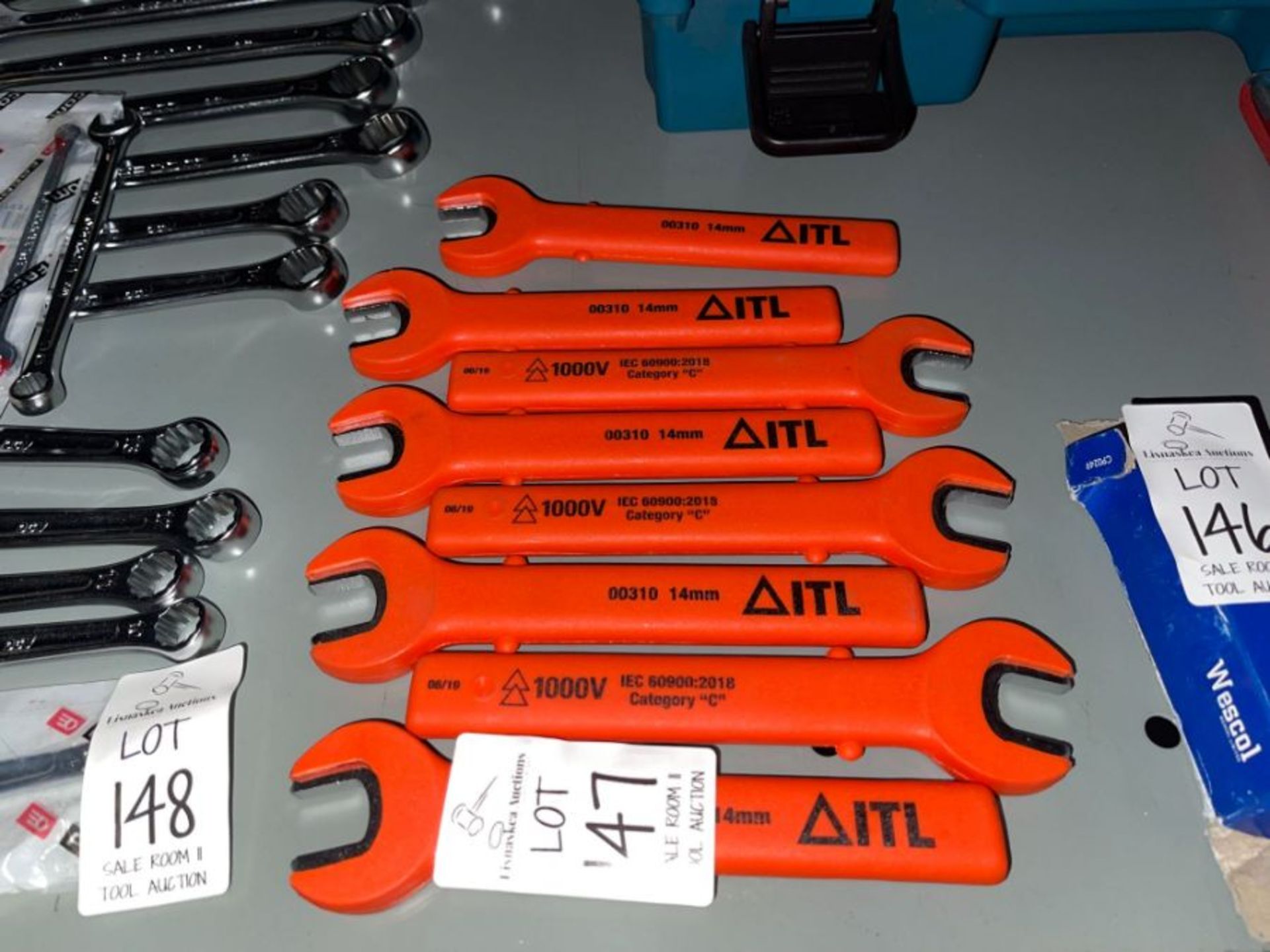 8PC ITL INSULATED SPANNER SET