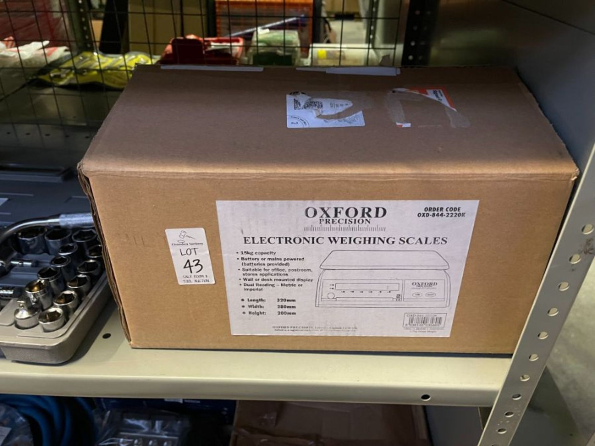 OXFORD PRECISION ELECTRONIC WEIGHING SCALES