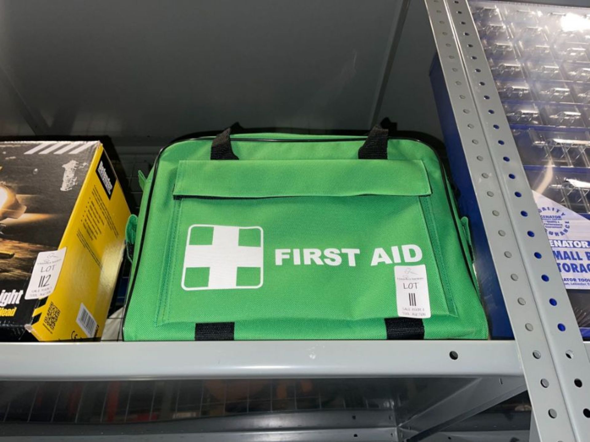 GREEN FIRST AID BAG
