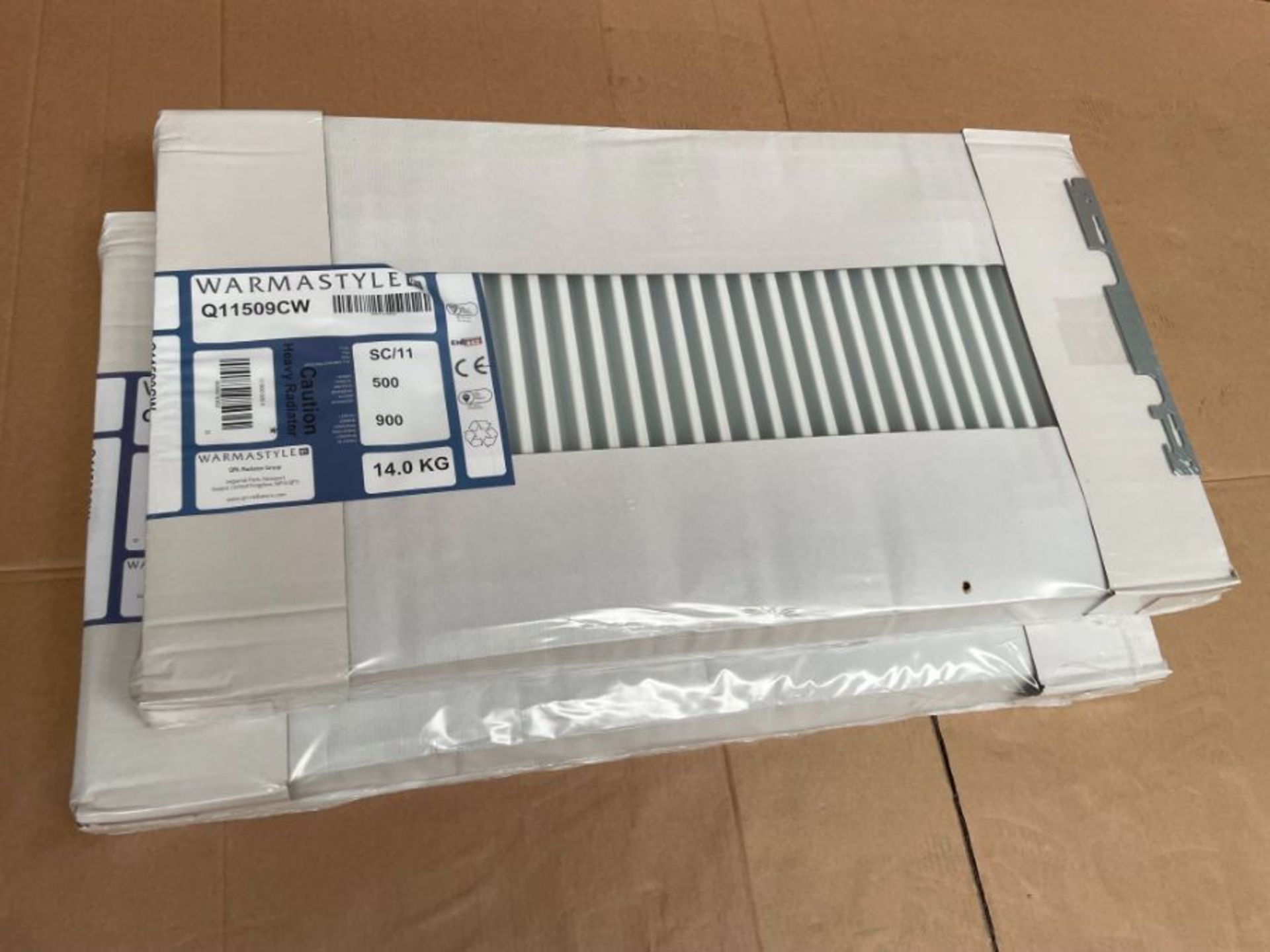 (2) x RADIATORS - (BRAND NEW) - H 500MM x W 900MM T11 GRILL TOP (SINGLE) - MADE IN UK - SUPPLIED