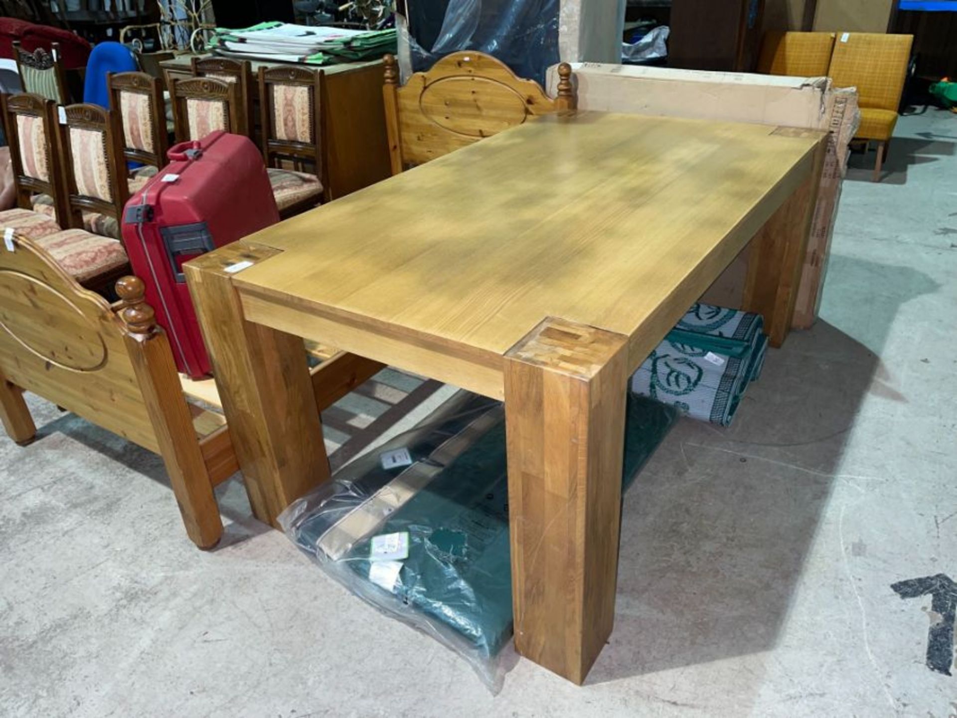 HEAVY PINE TABLE (180 X 100CM)