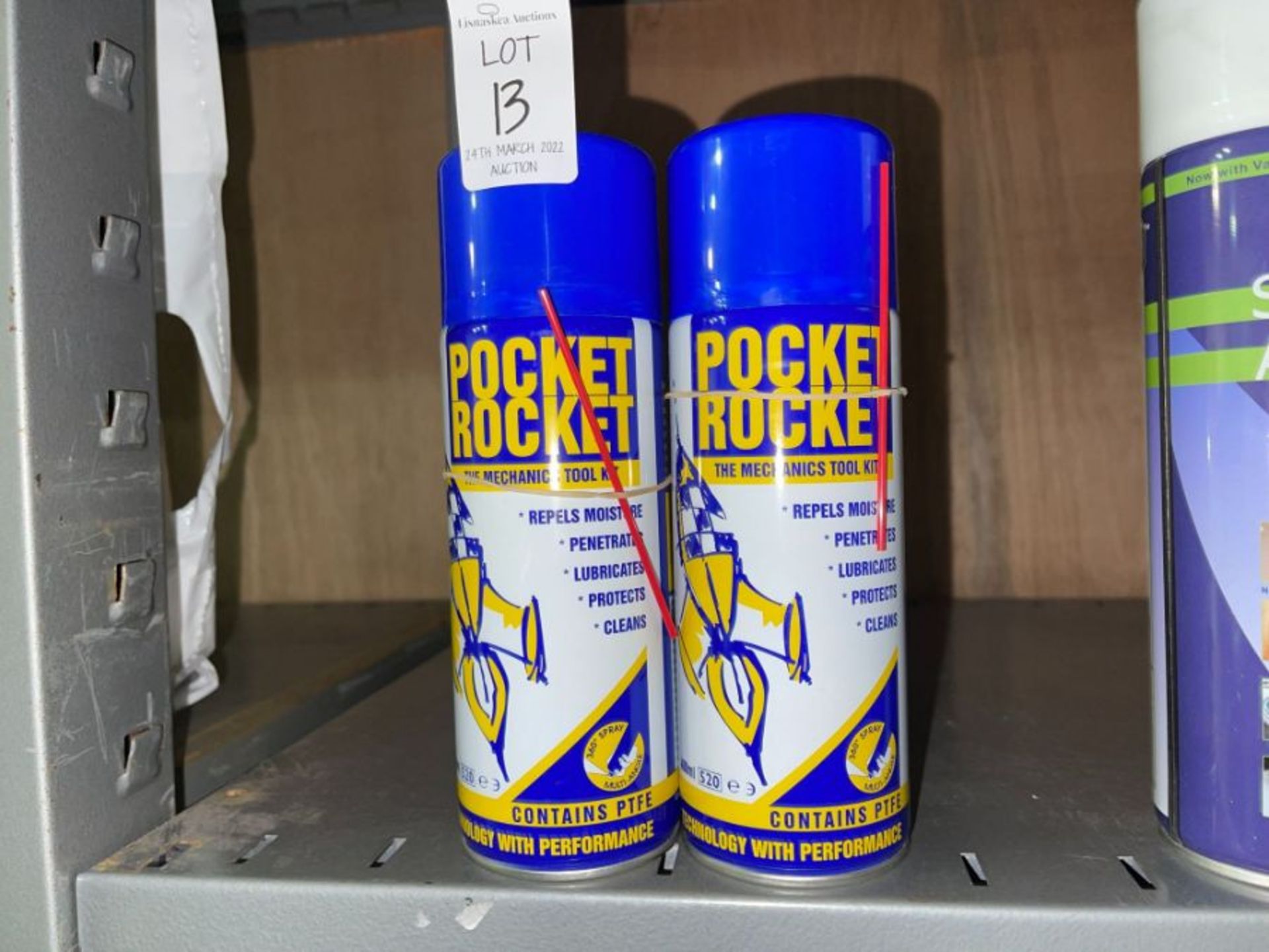 2X CANS OF POCKET ROCKET 400ML LUBRICANT