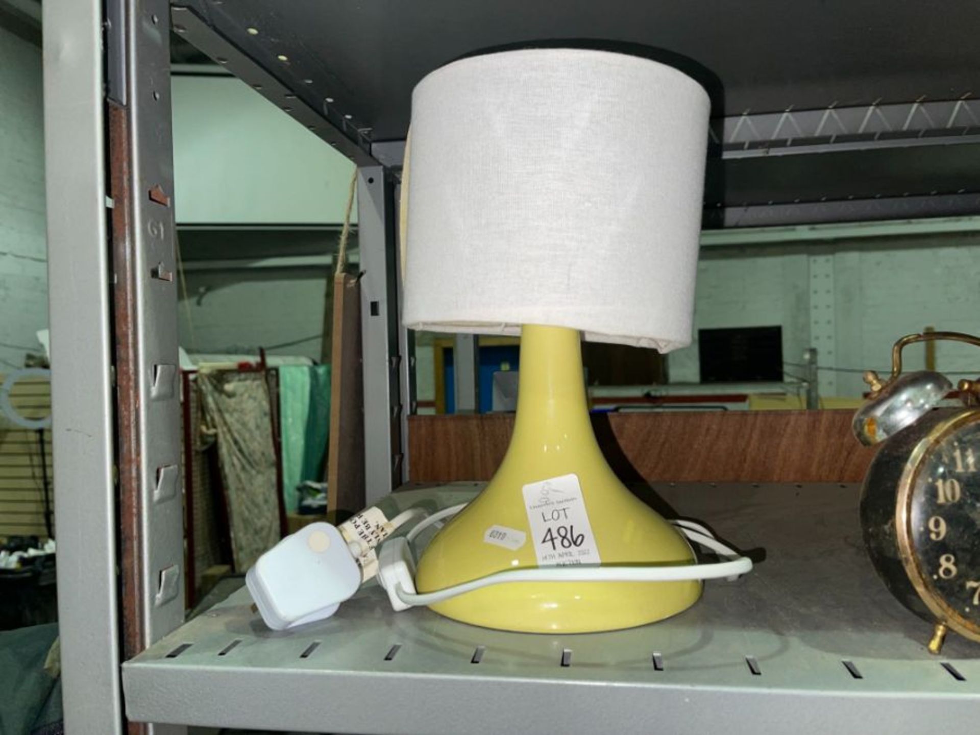 YELLOW TABLE LAMP