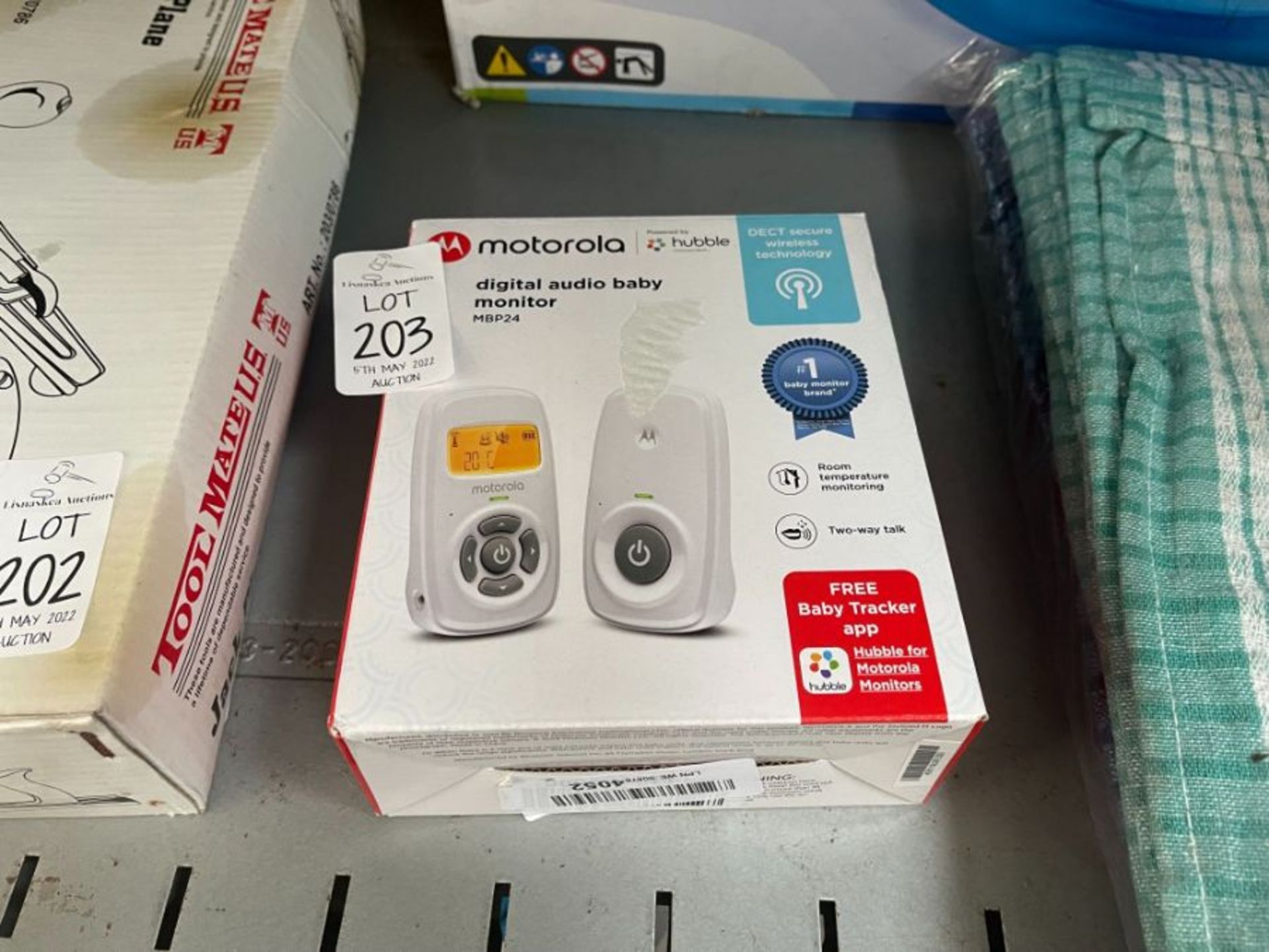 MOTOROLA DIGITAL AUDIO BABY MONITOR