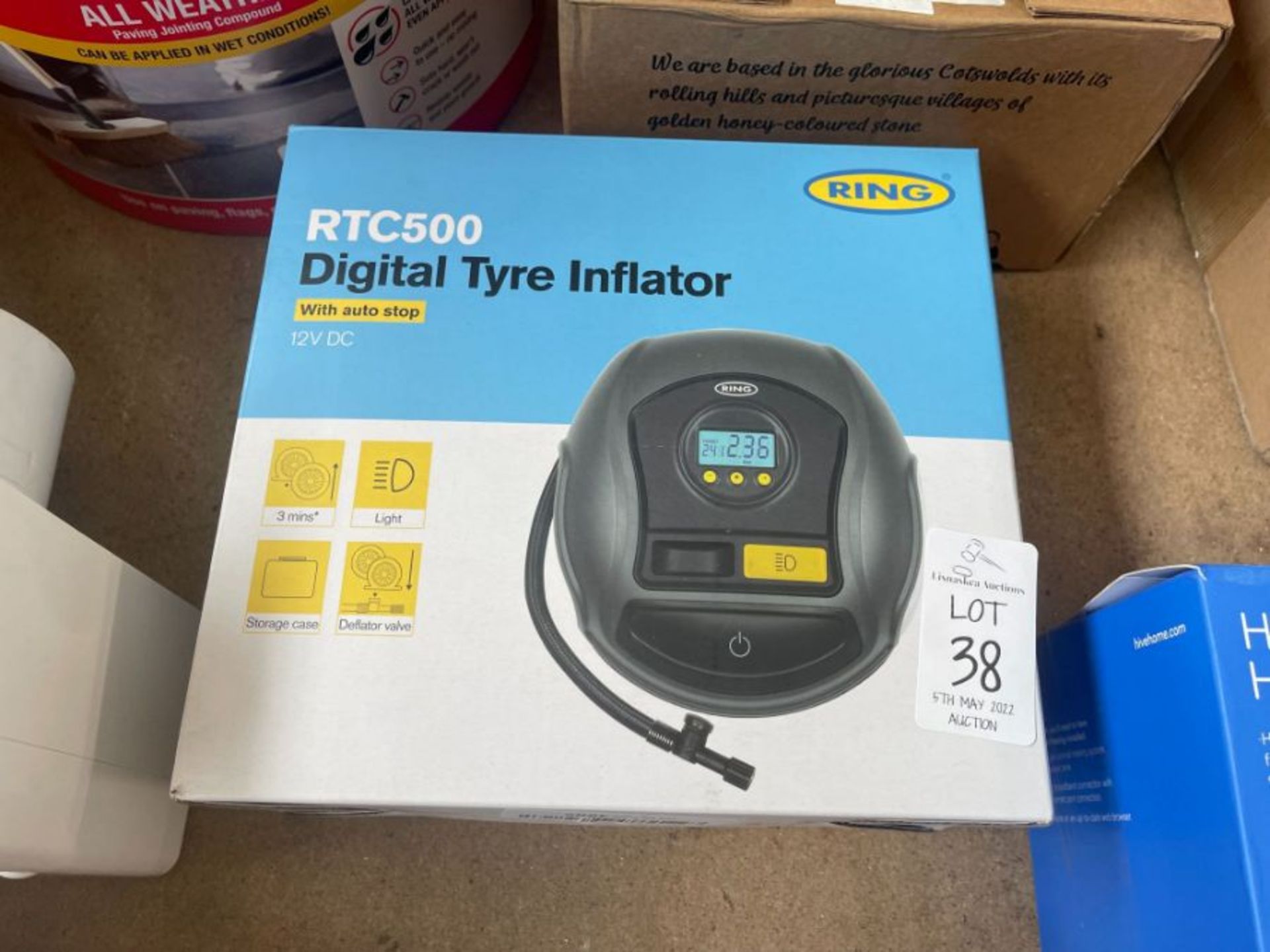 RING DIGITAL TYRE INFLATOR