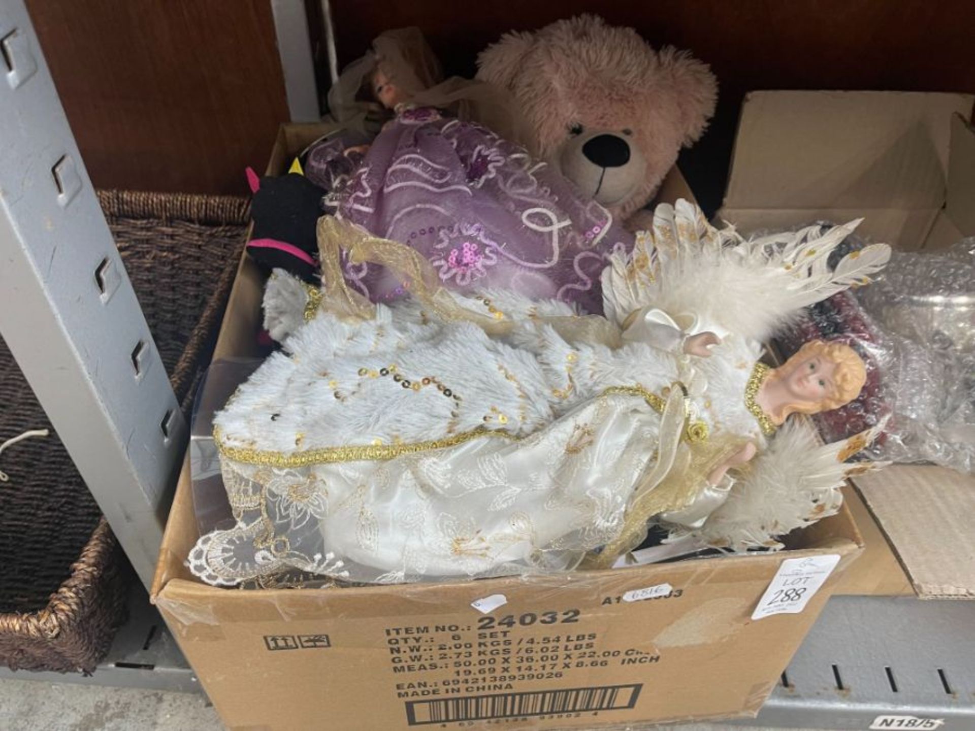 BOX OF TOYS AND DOLLS