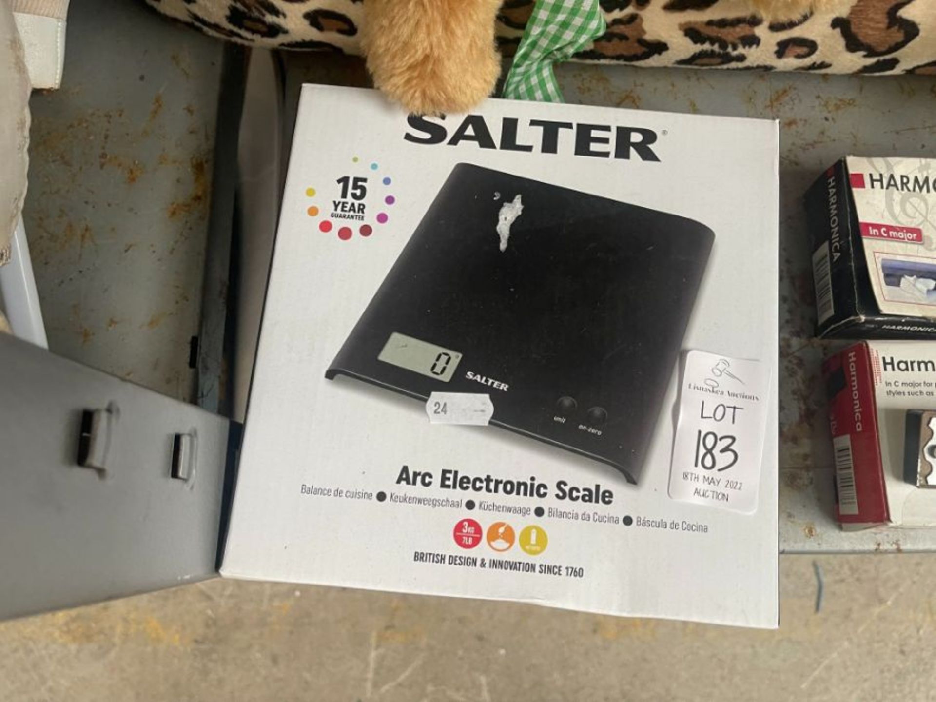 SALTER ELECTRONIC KITCHEN SCALE