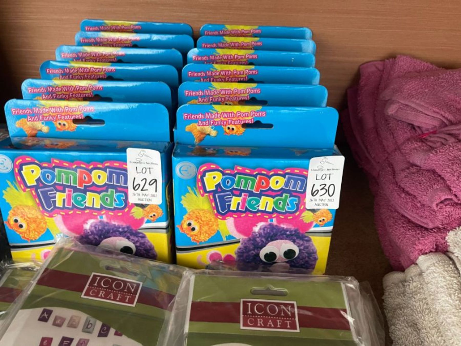 6 BOXES OF POM POM FRIENDS