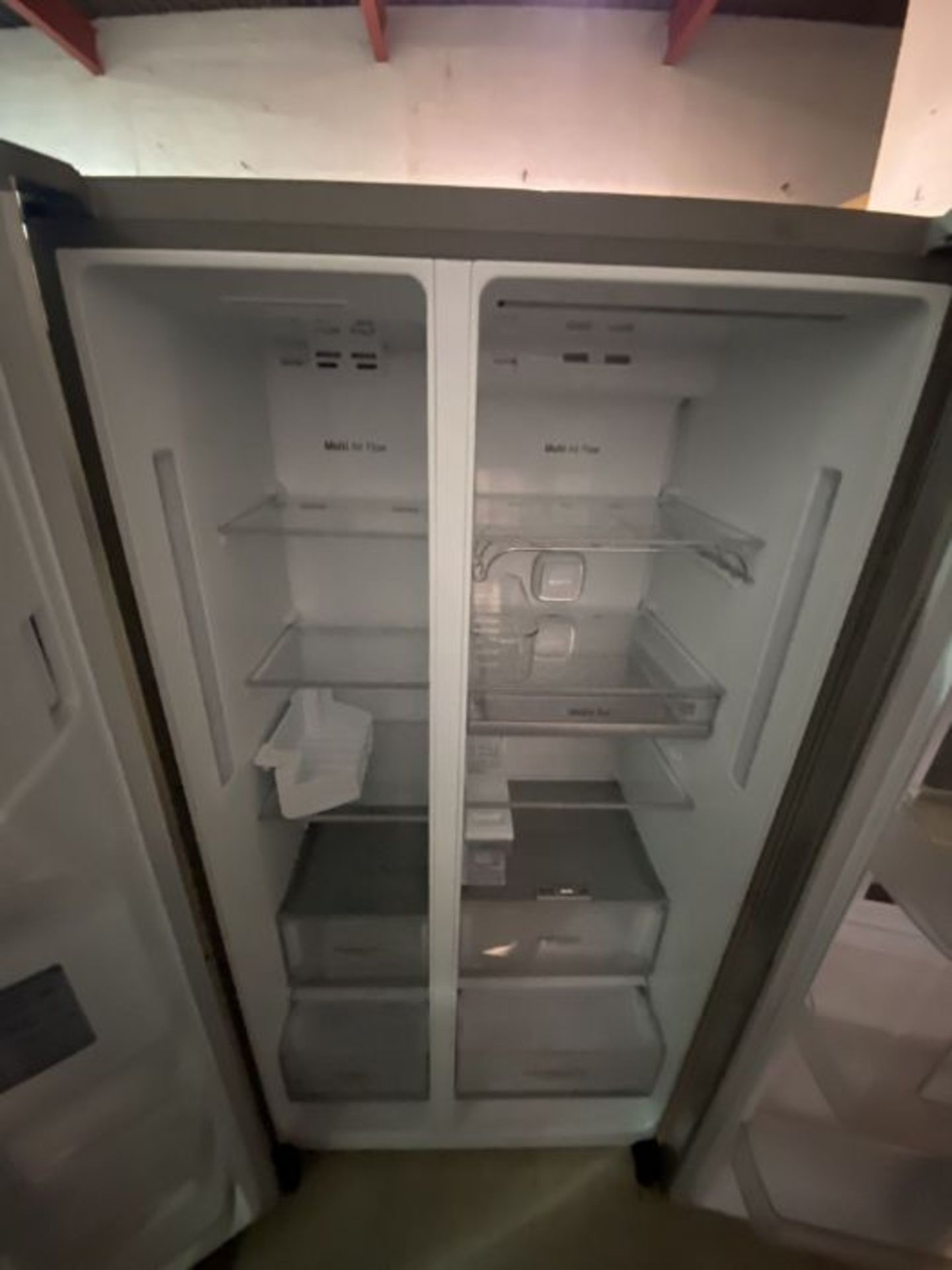 LG THINQ INVERTER LINEAR AMERICAN STYLE FRIDGE FREEZER W/ BUILT-IN ICE/FILTERED WATER DISPENSER & - Image 3 of 6