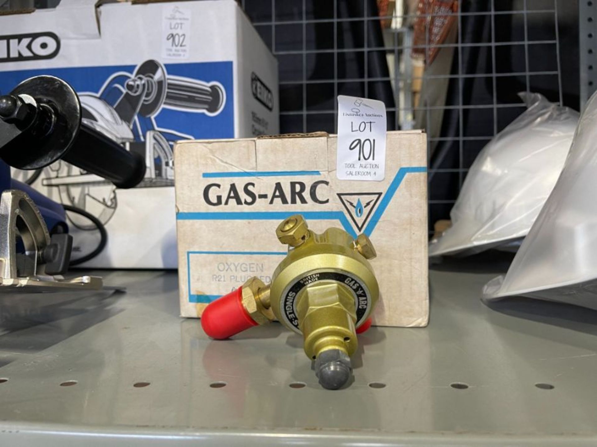 GAS-ARC SINGLE STAGE R21 PLUGGED OXYGEN GAS REGULATOR - BS5741