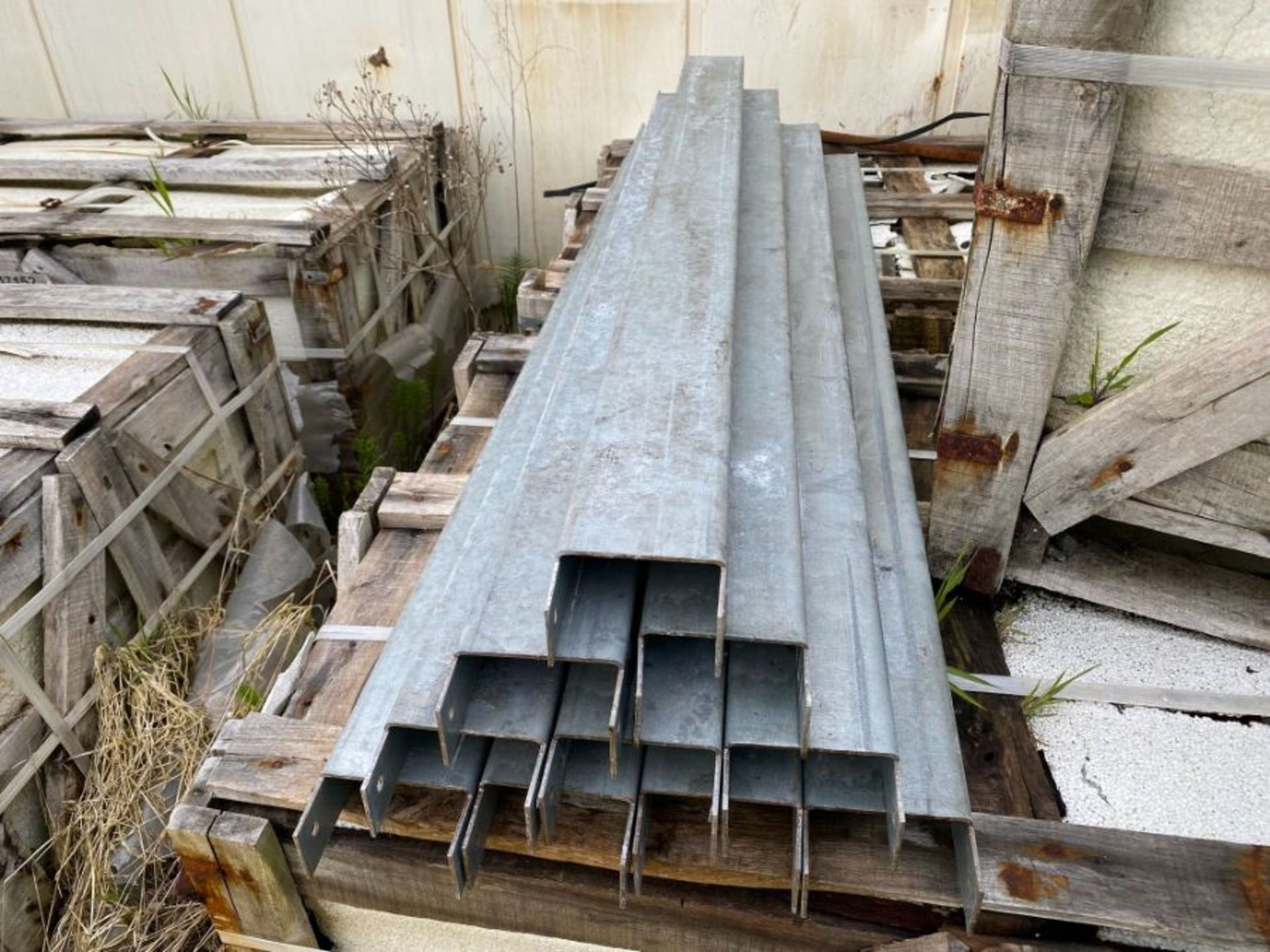 10X GALVANISED STEEL LENGTHS (APPROX. 54") - Image 2 of 2