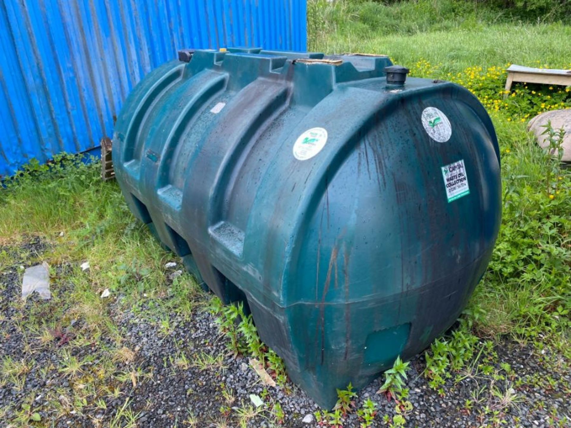 GREEN OIL TANK (NO HAMMER VAT ON THIS LOT) - Image 2 of 2