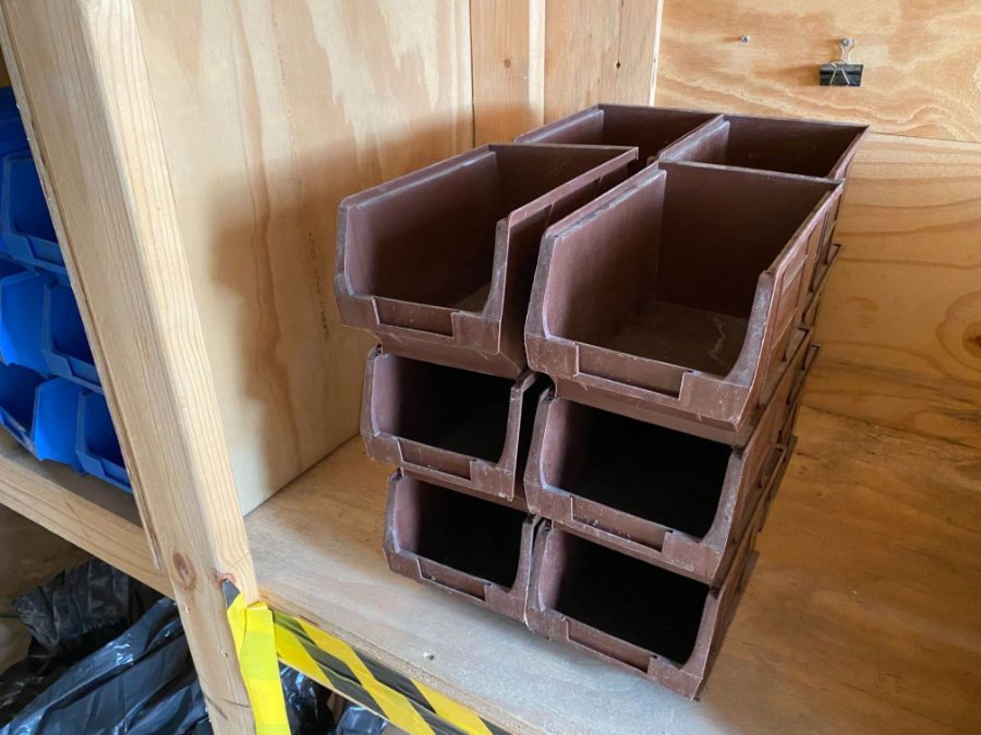 12X BROWN BARTON STACKABLE STORAGE TUBS - Image 2 of 2