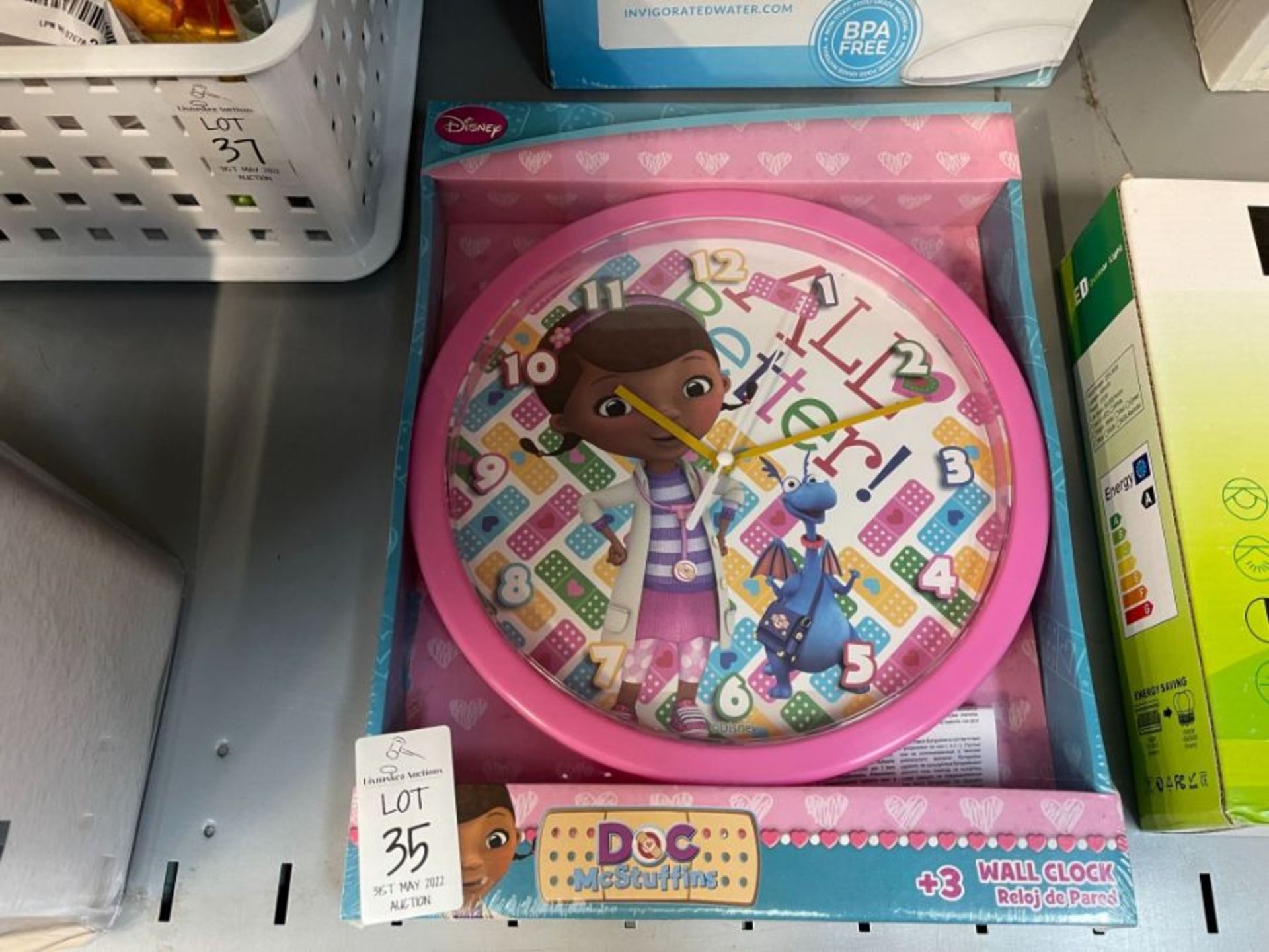 DISNEY DOC MCSTUFFINS WALL CLOCK