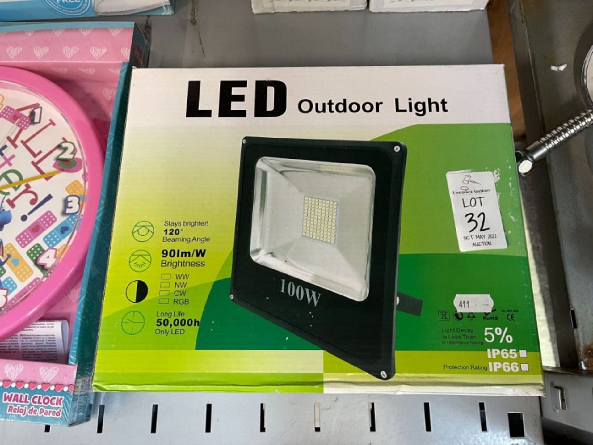 LED OUTDOOR LIGHT 100W (NEW)