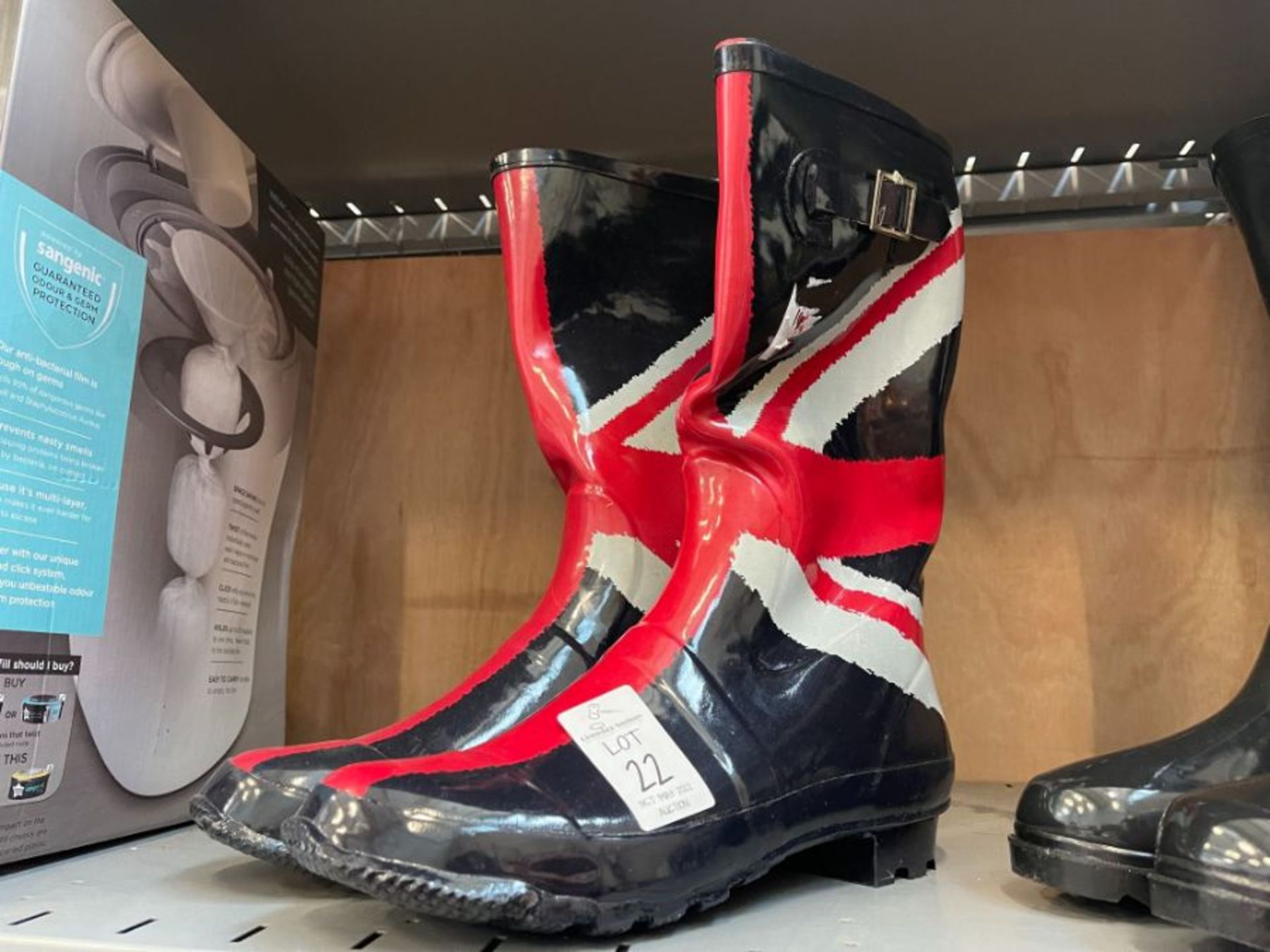 UNION JACK WELLY BOOTS SIZE 8