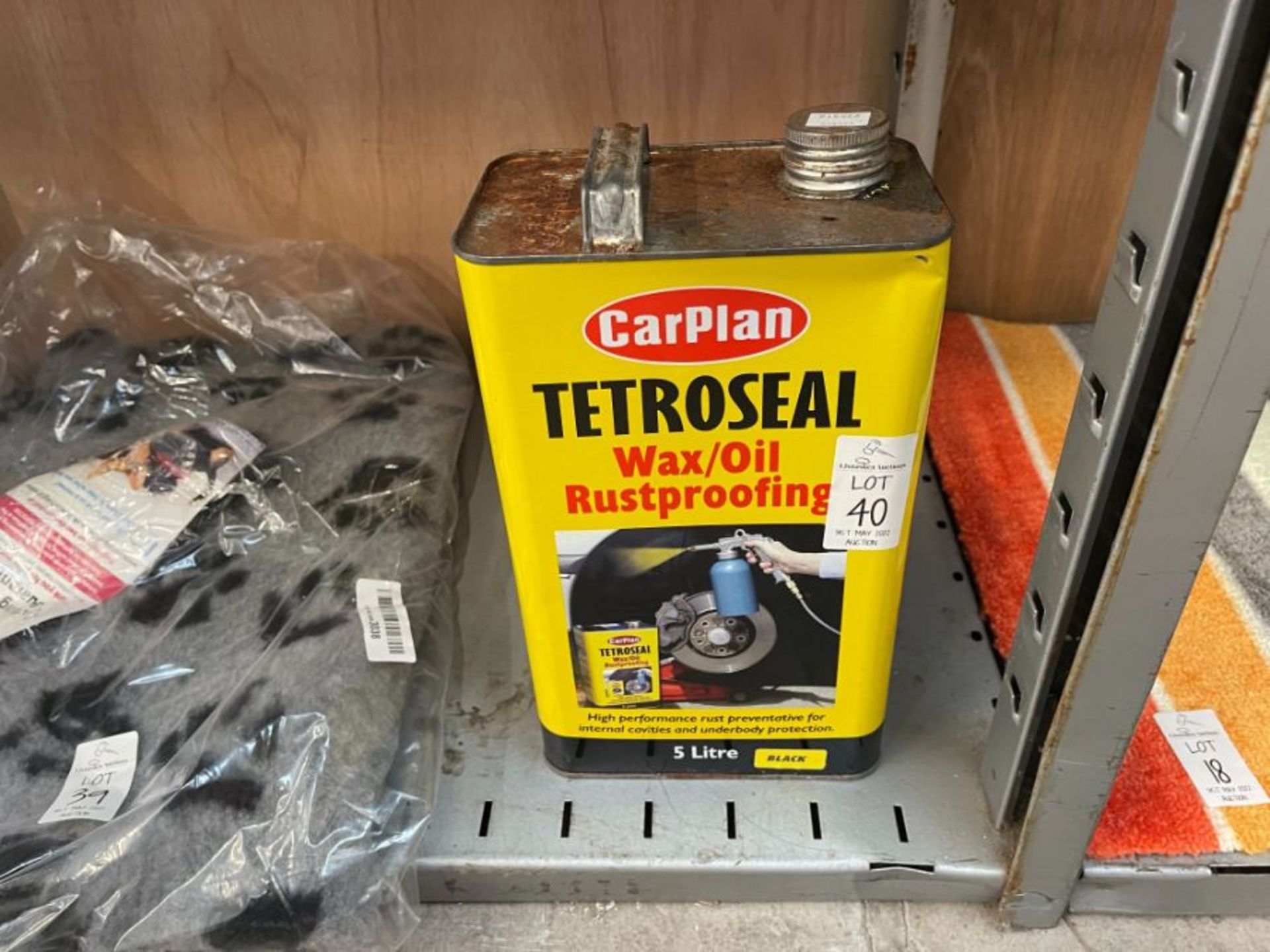 CARPLAN TETROSEAL WAX/OIL RUSTPROOFING 5L