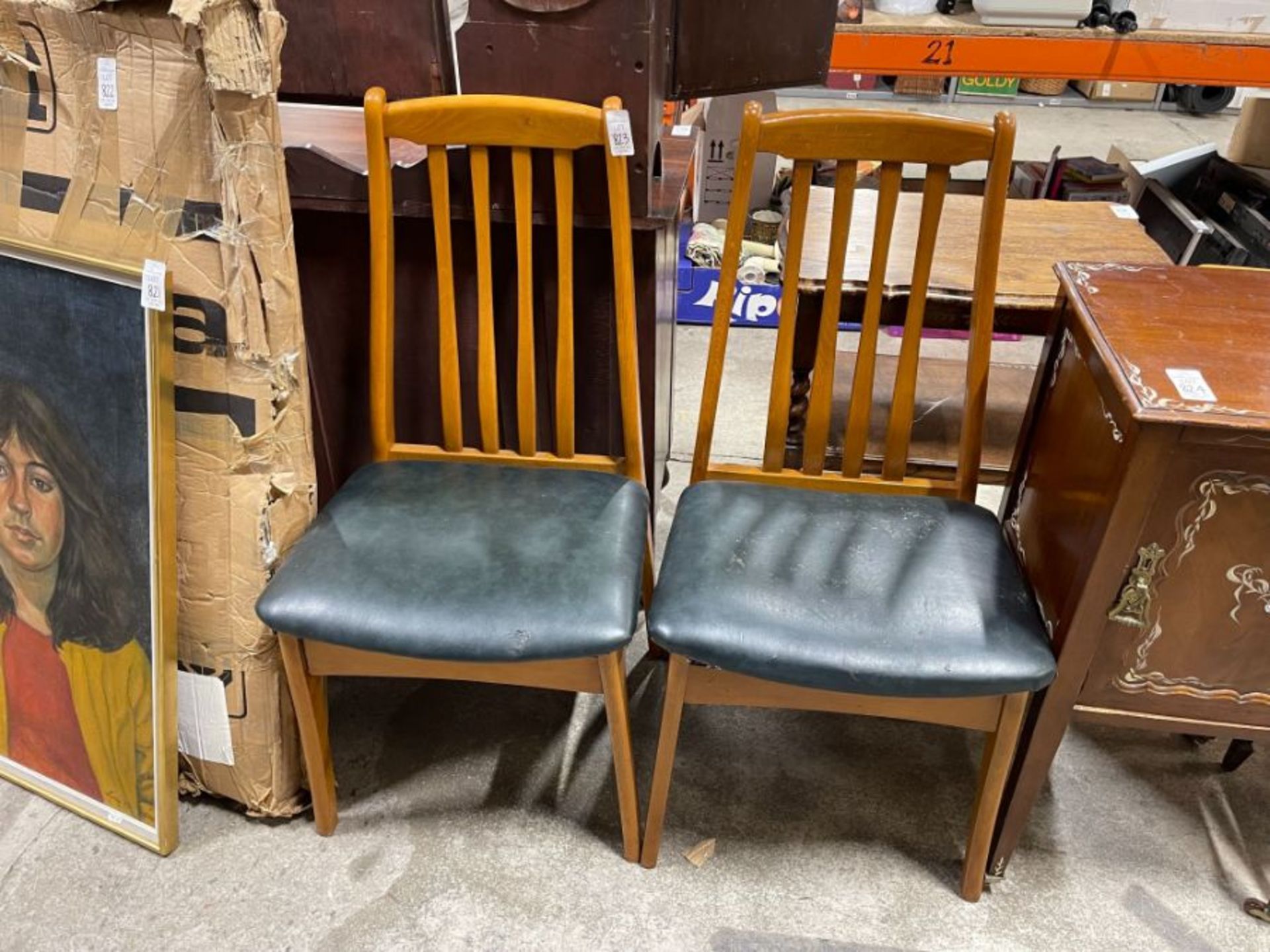 PAIR OF KITCHEN CHAIRS