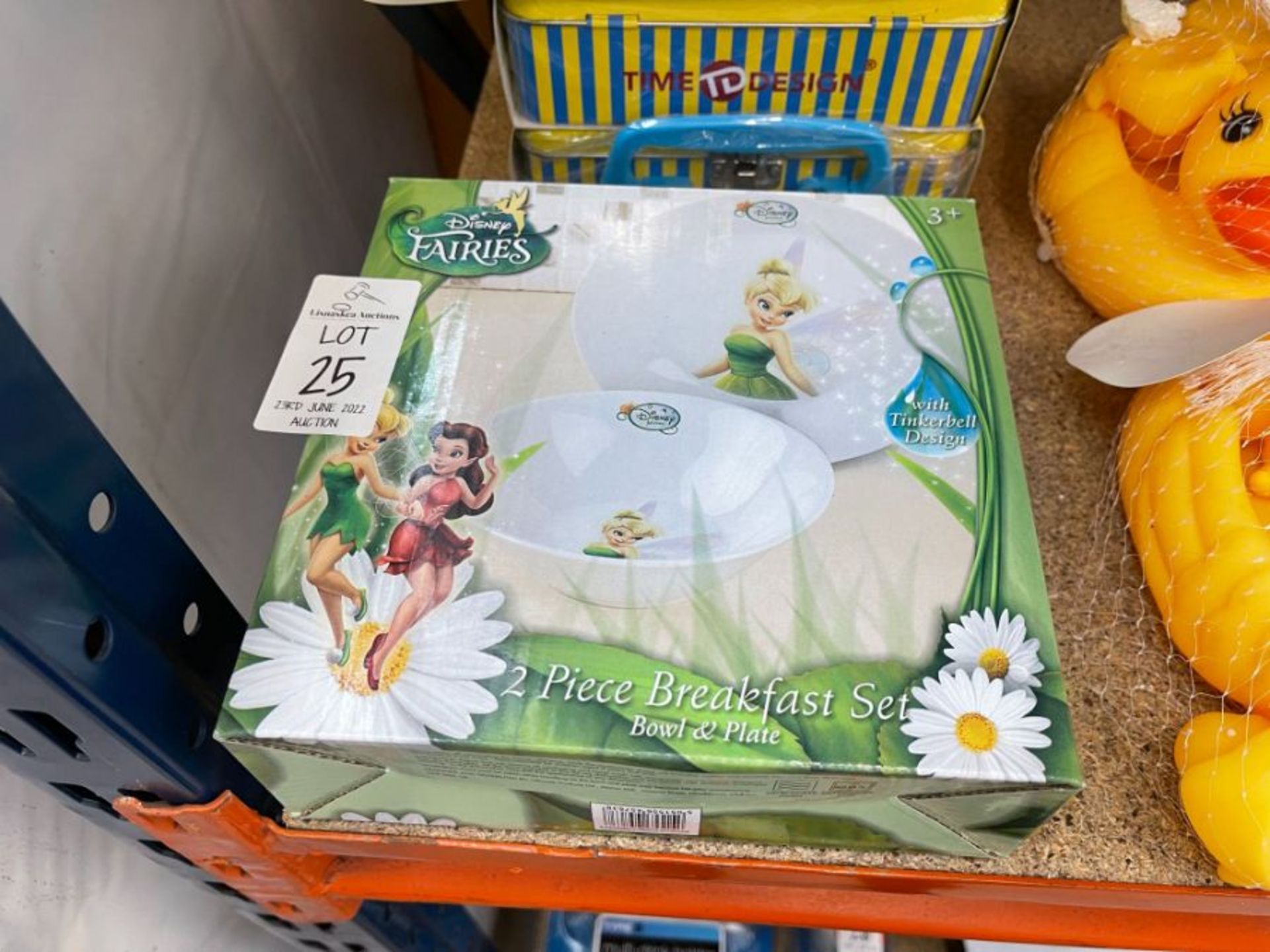 DISNEY FAIRIES 2 PIECE BREAKFAST SET