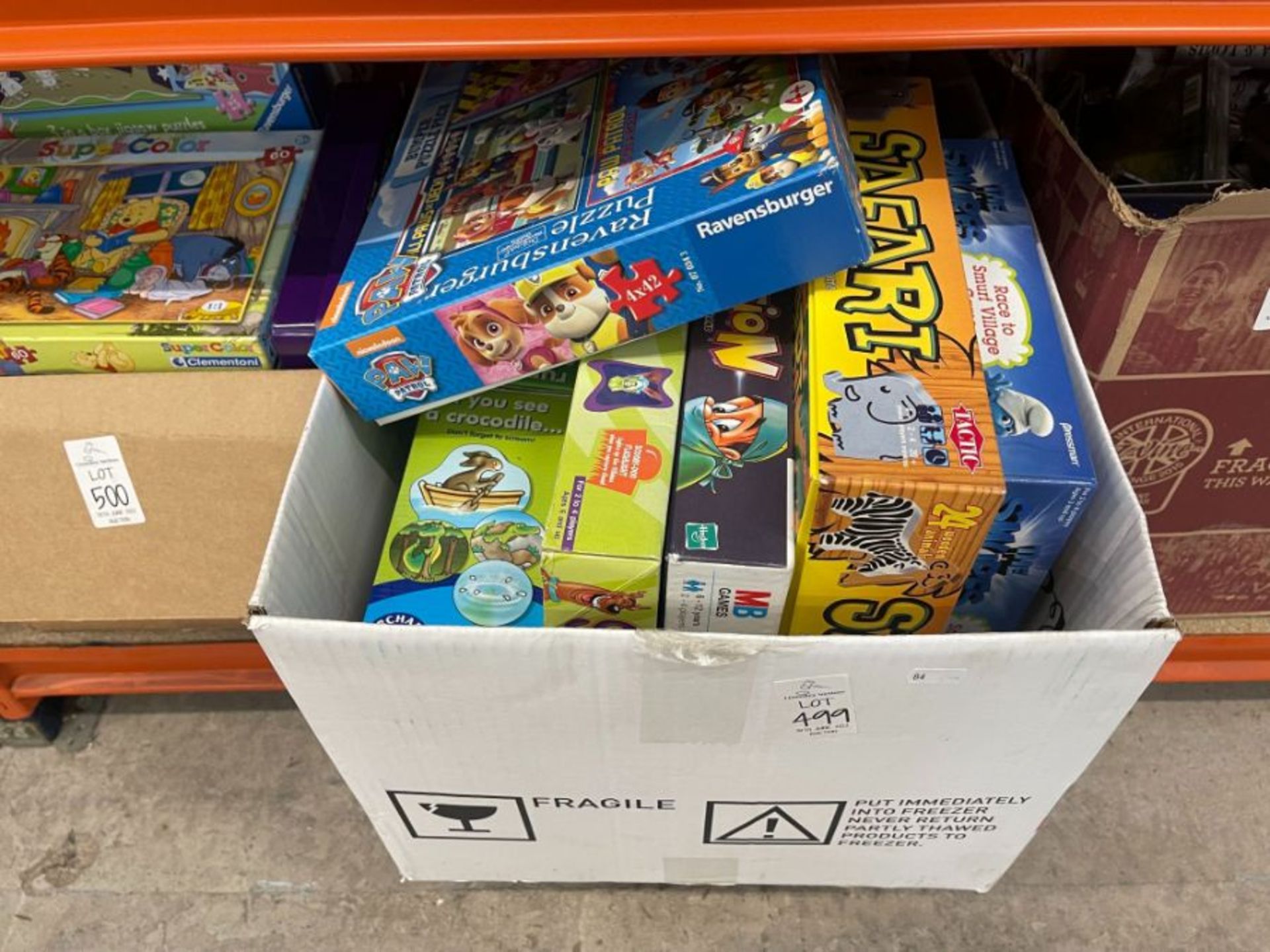 BOX OF ASSORTED BOARD GAMES