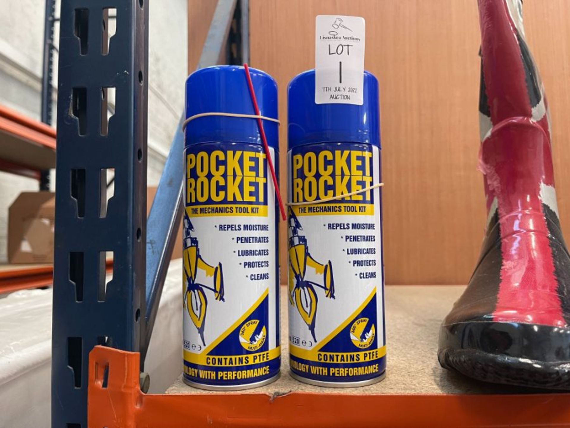 2X CANS OF POCKET ROCKET LUBRICANT