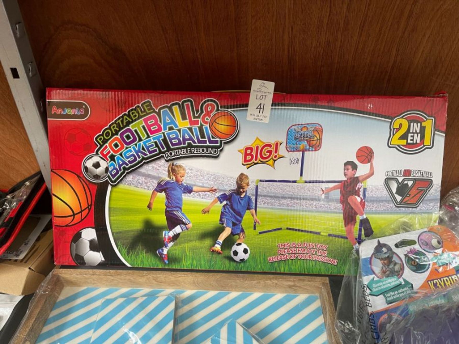 ANJANLE PORTABLE FOOTBALL & BASKETBALL NET