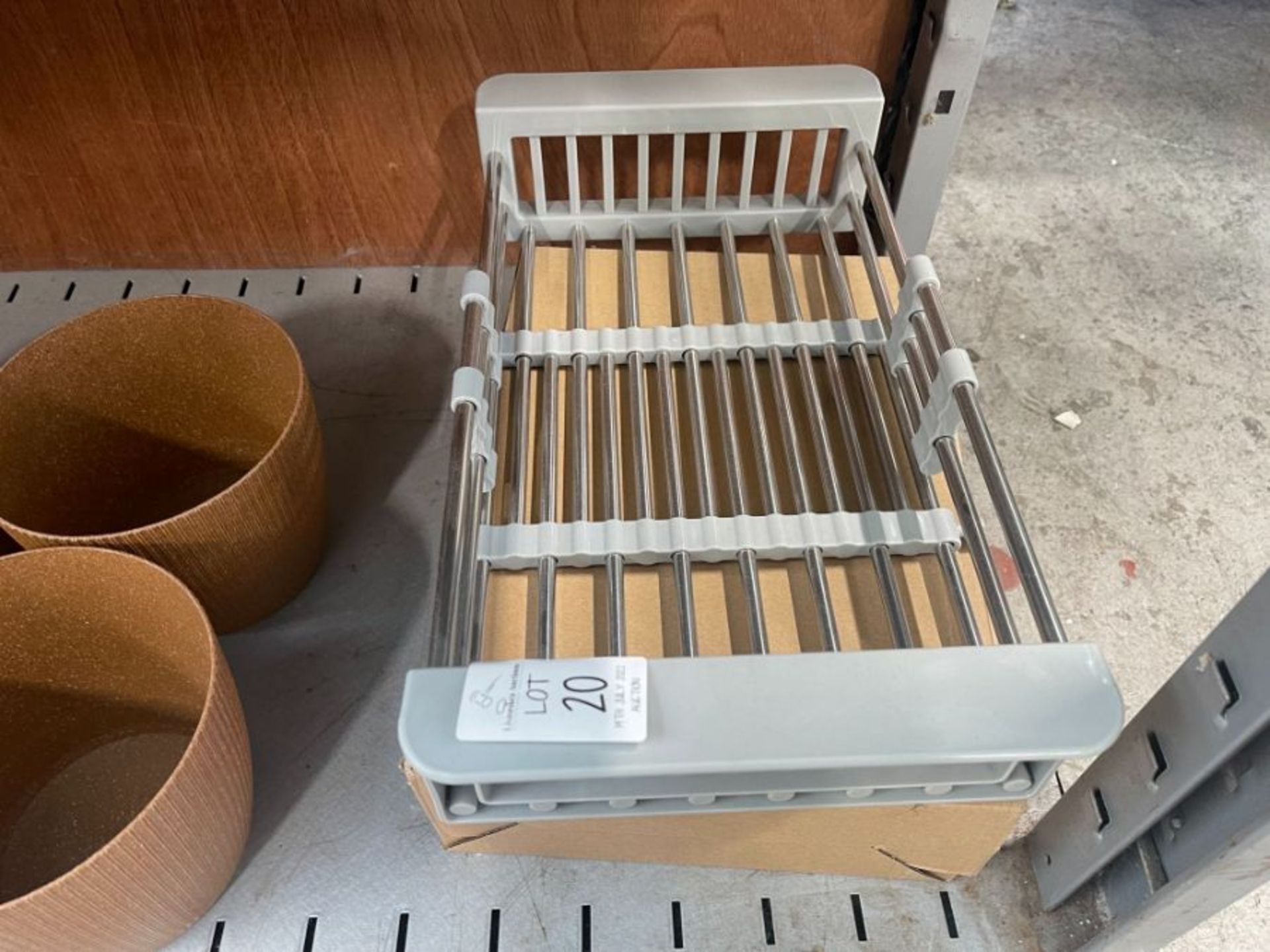 TUTEW OVER THE SINK DISH DRYING RACK