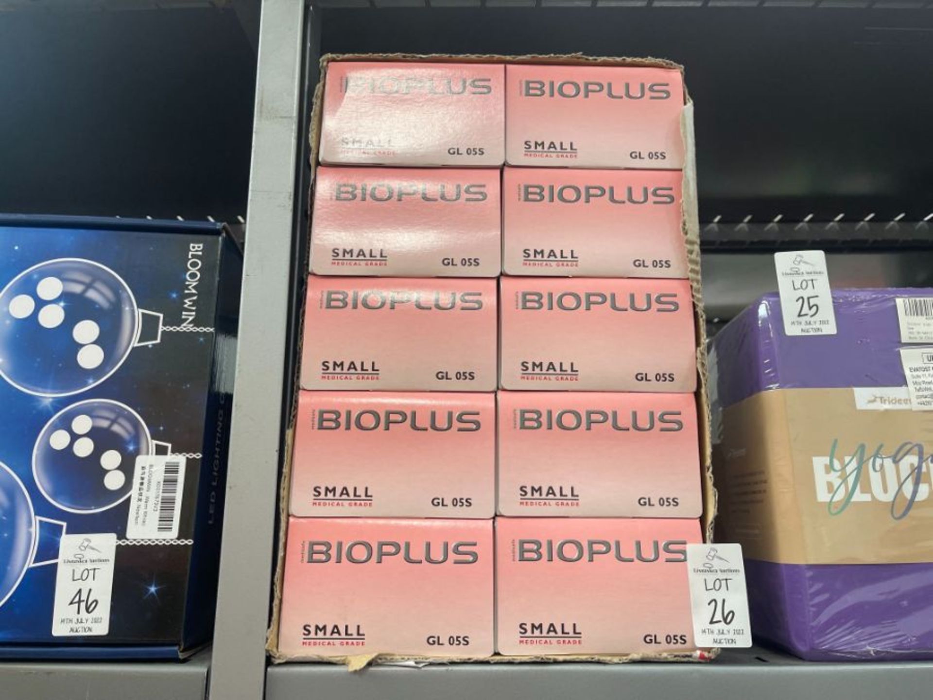 10X BOXES OF BIOPLUS DISPOSAL GLOVES (SIZE SMALL)