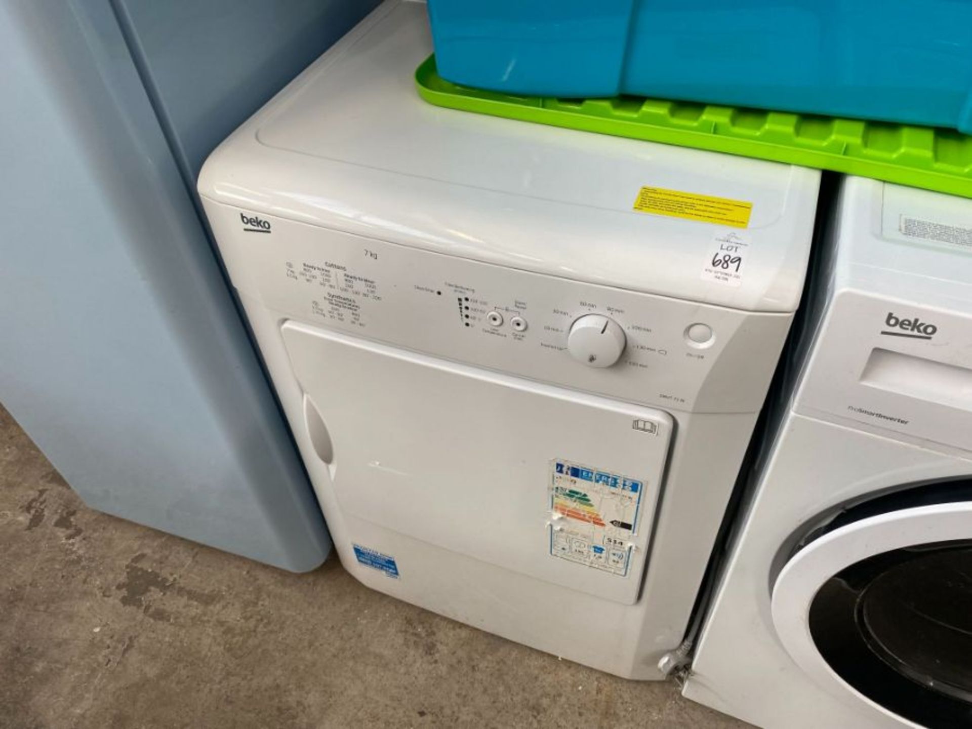 BEKO 7KG TUMBLE DRYER (S.A.S.)