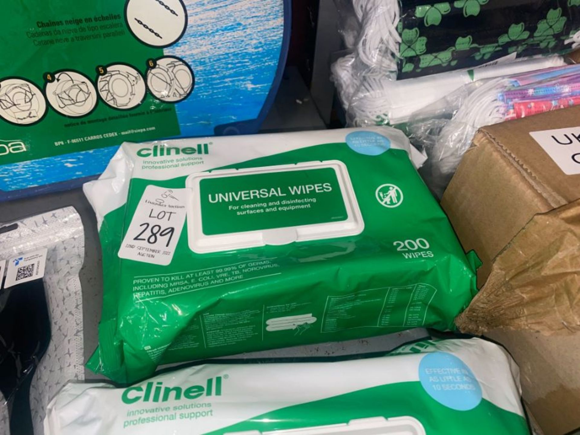 PACK OF 200 CLINELL WIPES (NEW)