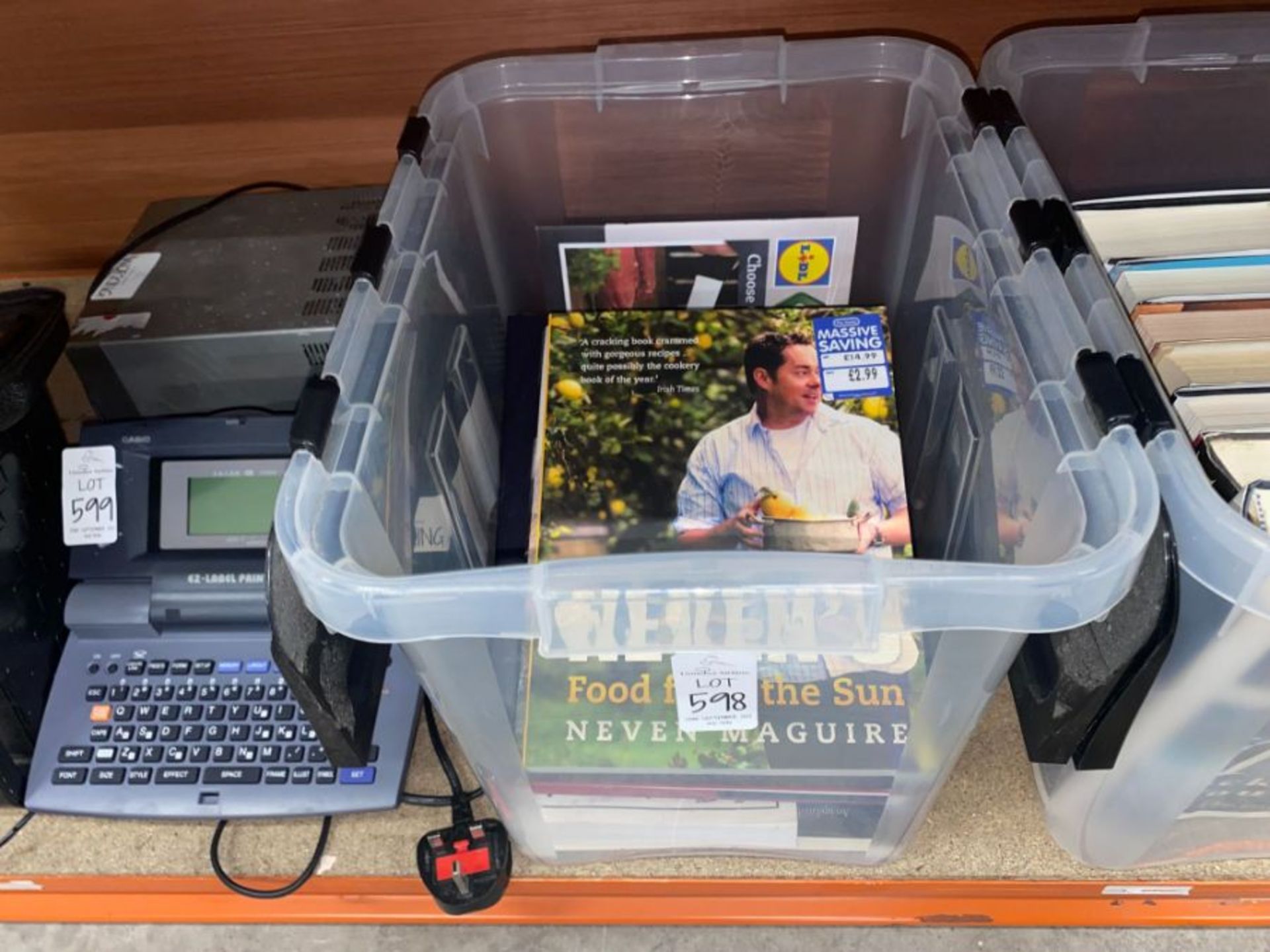 TUB OF ASSORTED BOOKS