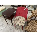 UPHOLSTERED VINTAGE CHAIR