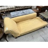 MUSTARD COLOURED CHAISE LOUNGE