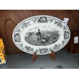 VILLEROY & BOCH LA CHASSE OVAL HUNTING SCENE PLATTER