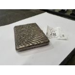 HALLMARKED SILVER CIGARETTE CASE