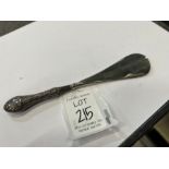 HALLMARKED STERLING SILVER SHOE HORN