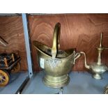 BRASS COAL BUCKET