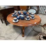 OVAL MAHOGANY HALL TABLE