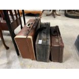 3X ASSORTED VINTAGE TRAVEL CASES