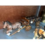 HORSE & CART ORNAMENT
