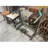 BELLOW STEEL SEWING MACHINE TABLE FRAME