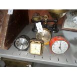 4X ASSORTED VINTAGE CLOCKS