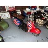 UNION JACK METAL SCOOTER MODEL