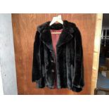 REAL RANCH MINK FUR COAT BY GEORGE SMITH & SONS LTD (VALUATION 1983 £1000)