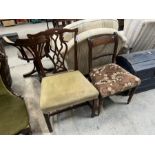2X ANTIQUE CHAIRS