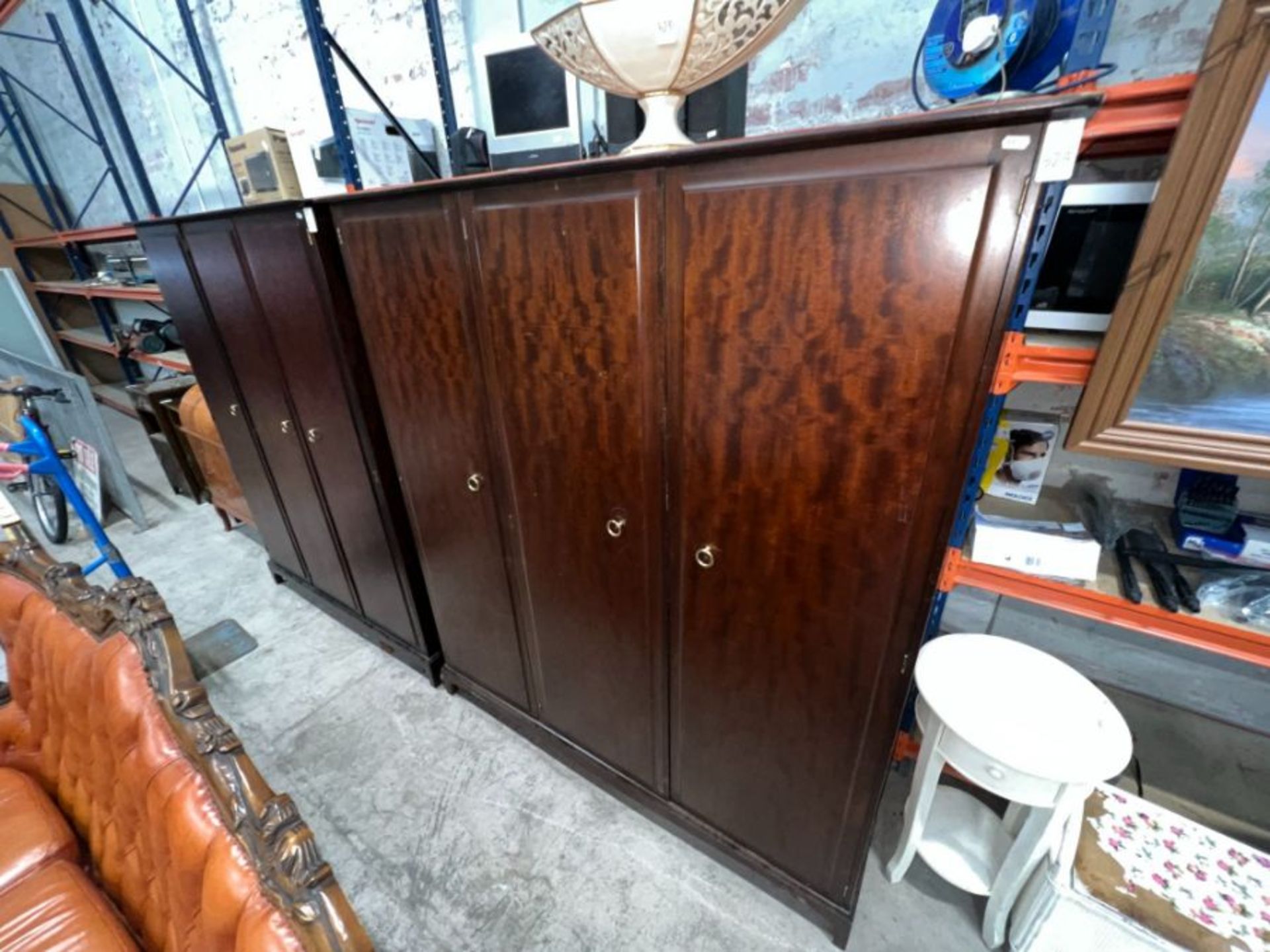 STAG MAHOGANY 3 DOOR WARDROBE