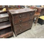 MAHOGANY 5-DRAWER SCOTCH CHEST