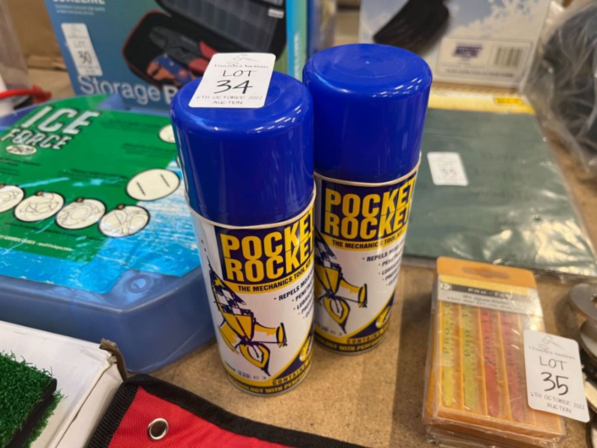 2X CANS OF POCKET ROCKET